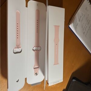Apple Smartwatch with Pink Band